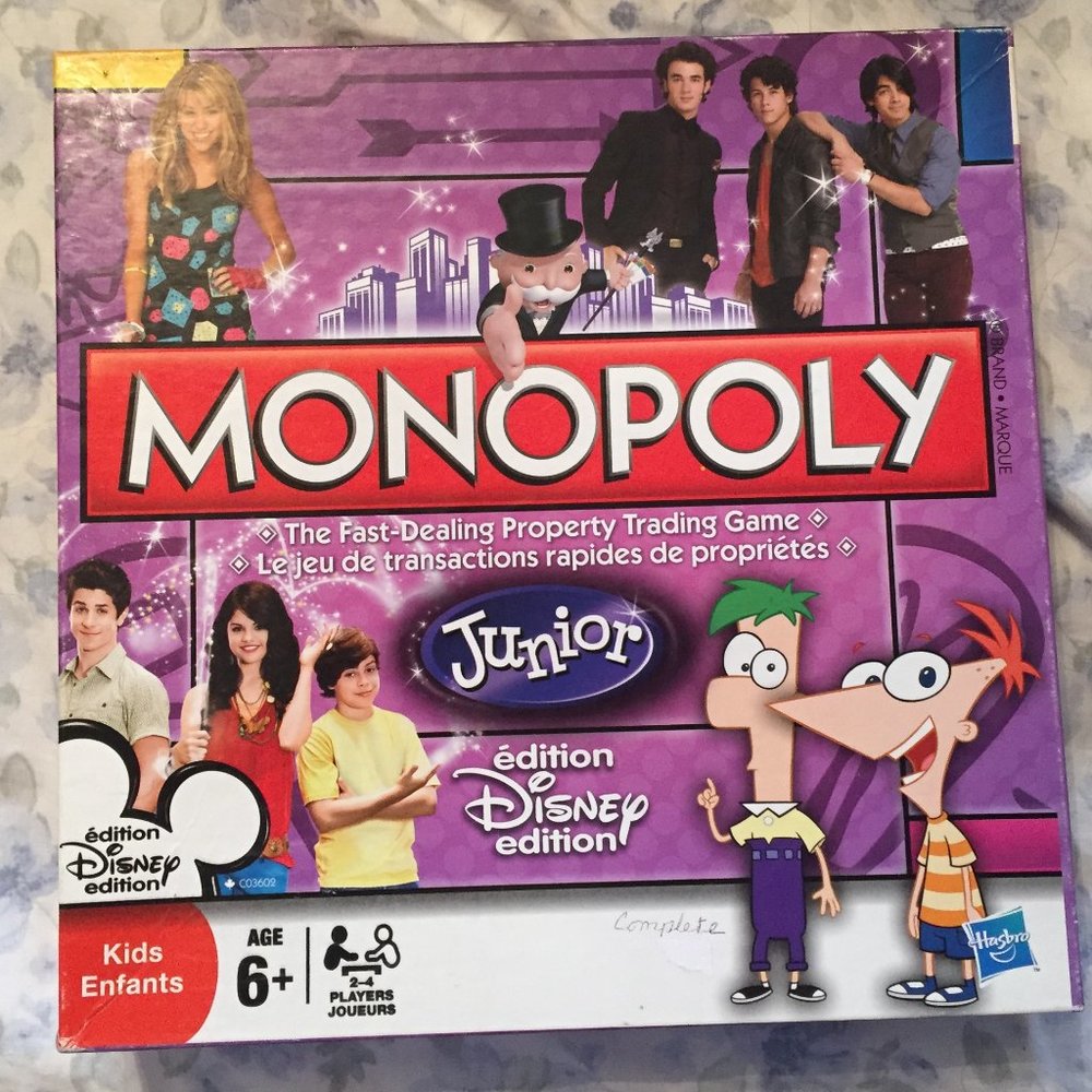 Hasbro Monopoly Junior - Disney Edition